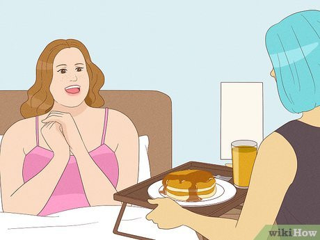 If you’re a morning person, use your time to surprise your GF.