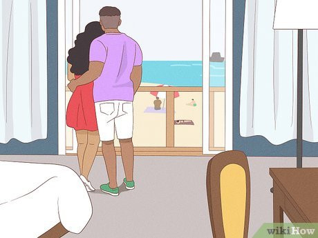 Surprise your girlfriend with a hotel or an Airbnb.