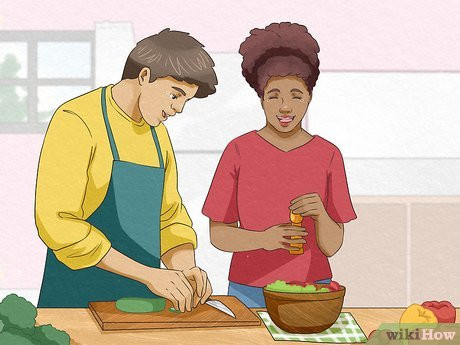 Bring on the romance by working together to craft a delicious meal.