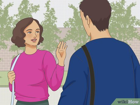 It's not weird to stop by and say \