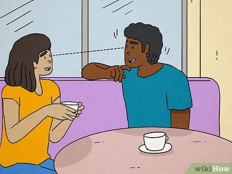 Step 5 Use your body language to convey your interest.