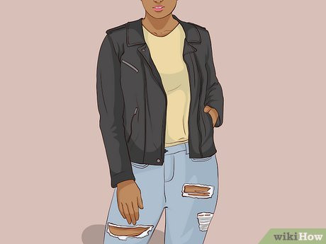 Step 4 Leather Jacket + Jeans