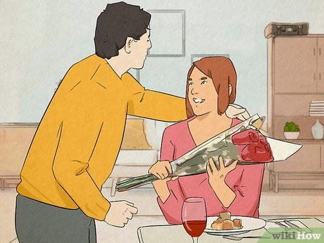 Step 3 He could be trying to impress you.