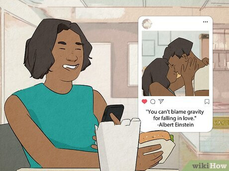 Quote a singer, writer, or celebrity for a sentimental caption.