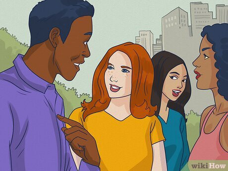 Step 2 Leave her friends with a better impression of you.